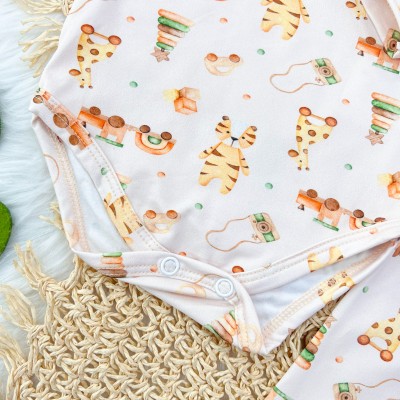 Conj. Body Manga Longa e Calça em Malha Térmica com Proteção UV50+- Brinquedos Safari